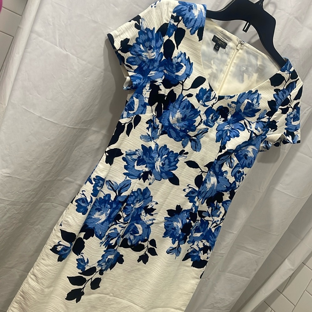 Talbot’s Blue Rose Sheath Dress